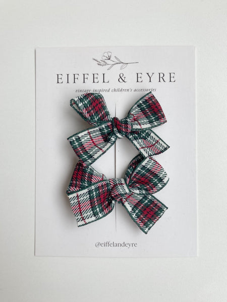 Holiday Collection | Festive Ribbon Clips