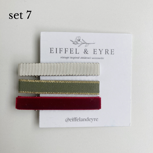 Holiday Collection | Festive Hair Clip Set