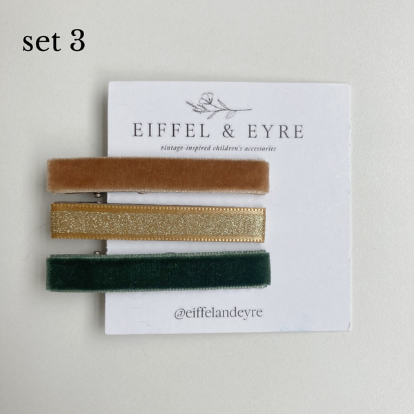 Holiday Collection | Festive Hair Clip Set