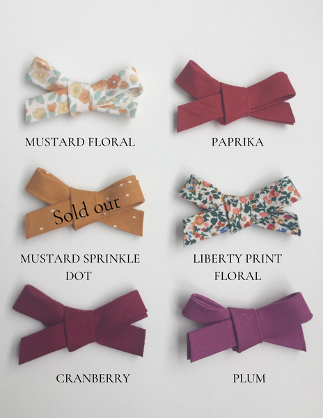 Mini Fabric Bow