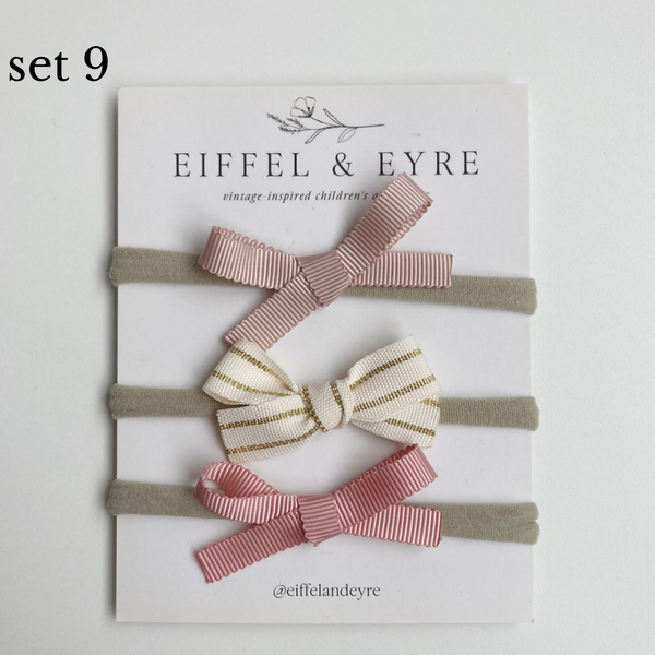 Holiday Collection | Festive Hair Bow Set