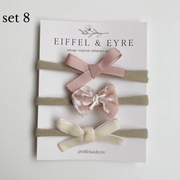 Holiday Collection | Festive Hair Bow Set