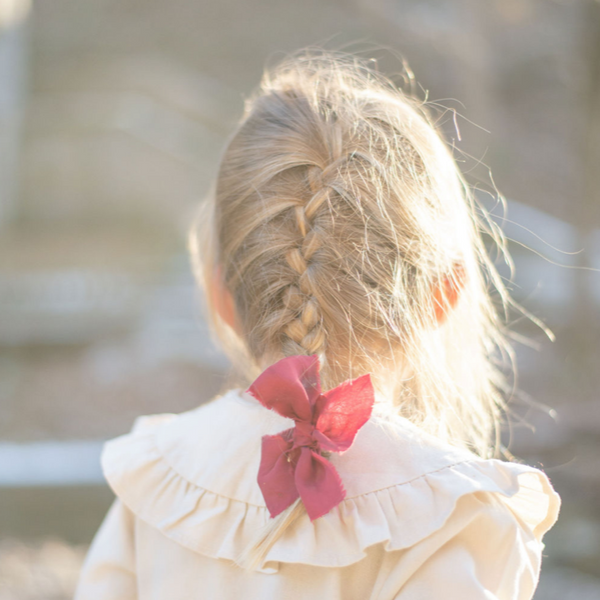Holiday Collection | Classic Raw Silk Bow