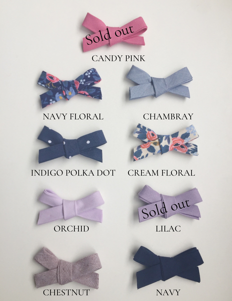 Mini Fabric Bow