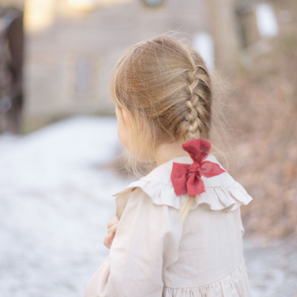 Holiday Collection | Classic Raw Silk Bow